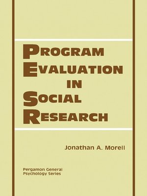 cover image of Program Evaluation in Social Research